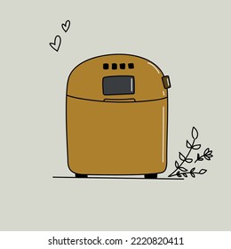 slow cooker and bread machine cute picture