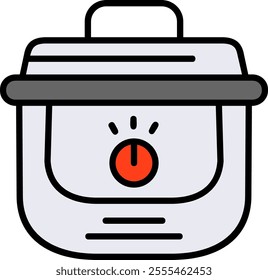 Slow cooker Vector Icon Design Symbol