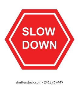 slow down icon vector illustration design