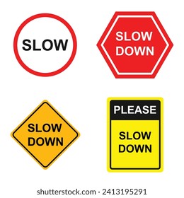 slow down icon vector illustration design