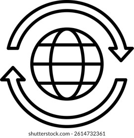 Slow Line Vector Icon Design