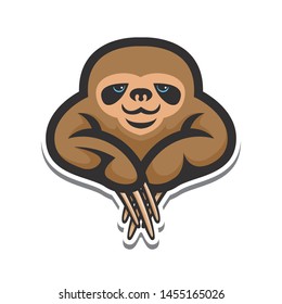 Slow Loris Illustration Vector Sticker