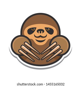 Slow Loris Illustration Vector Sticker