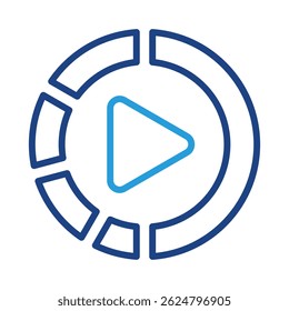 Slow Motion Icon Element For Design