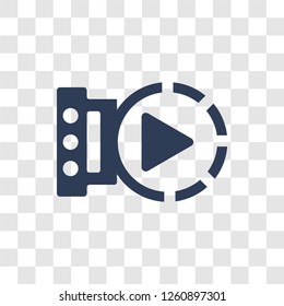 slow motion icon. Trendy slow motion logo concept on transparent background from Cinema collection