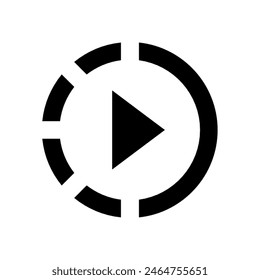Slow motion icon vector design in eps 10