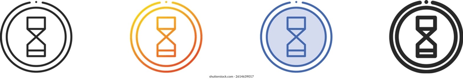 slow motion icon.Thin Linear, Gradient, Blue Stroke and bold Style Design Isolated On White Background
