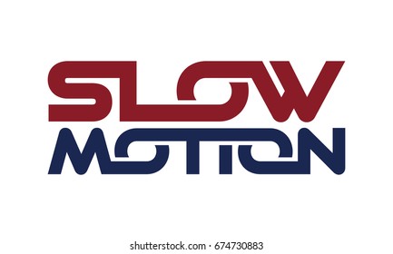 Slow Motion Logo Vector