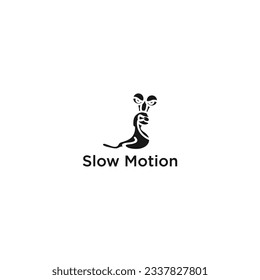Slow motion vector icon isolated