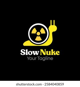 Slow Nuke Logo Design Template. Good for Business, Agency, Community and Organization