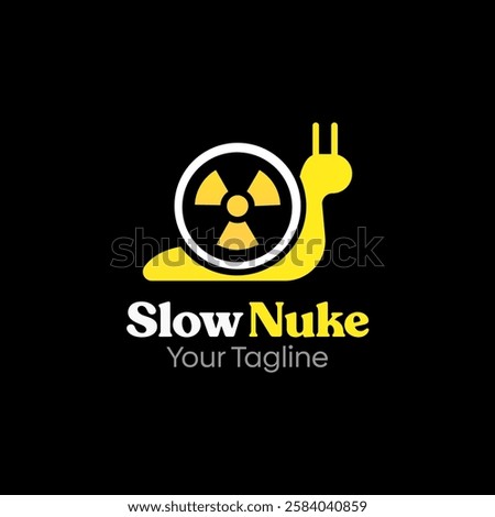 Slow Nuke Logo Design Template. Good for Business, Agency, Community and Organization