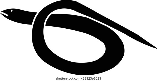 slow worm worm Earthworm gardening bug Glyph eps