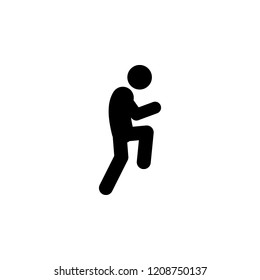 slowly, sneaking icon. Element of walking and running people icon for mobile concept and web apps. Detailed slowly, sneaking icon can be used for web and mobile