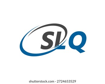 Letra SLQ creativo moderno elegante swoosh logo diseño. logotipos