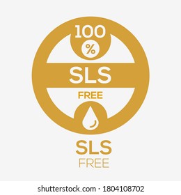 Signo de etiqueta (SLS libre), ilustración vectorial.