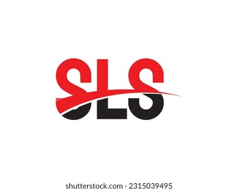 SLS Letter Initial Logo Design Vector Illustration