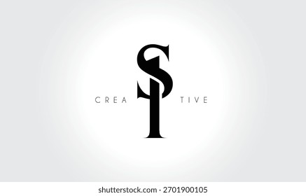 SLsl Elegant Serif Monogram Logo – Luxury Lowercase Typographic Lettermark for Modern Branding