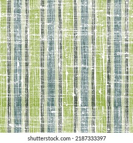 slub green dotted Seamless stripes Pattern.farmhouse style stripes texture. Woven linen cloth pattern background. Line striped closeup weave fabric.