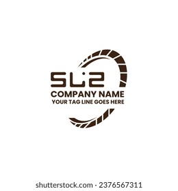 Diseño vectorial del logotipo de la letra SLZ, logotipo sencillo y moderno de SLZ. Diseño de alfabetos de lujo SLZ  