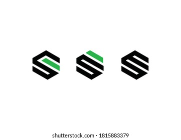 SM Creative Letter Logo Vector