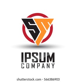 SM Letter Logo