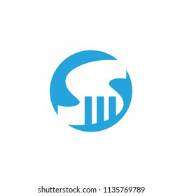 sm letter vector logo. sw letter vector logo