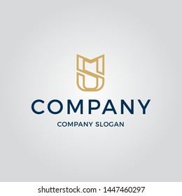 SM Logo company design vetor