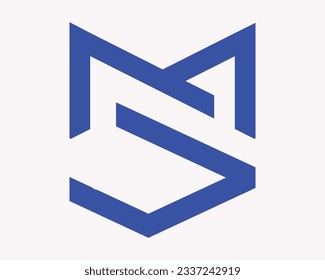 SM logo design elements symbols