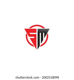 SM Logo Design. Sports Brand Logo