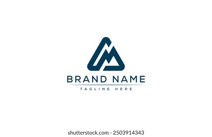 SM logo Diseño Plantilla Vector Graphic Branding Element.