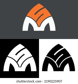 SM Logo Design-Word Logo Design