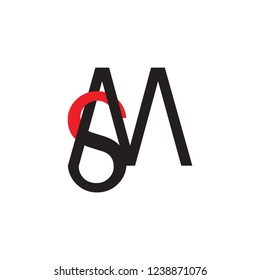 SM logo letter design