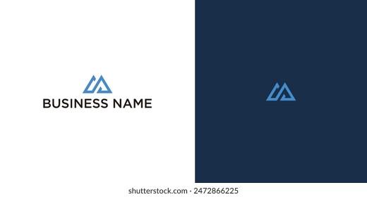SM logo letter design on luxury background. MS logo monogram initials letter concept. SM icon logo design.