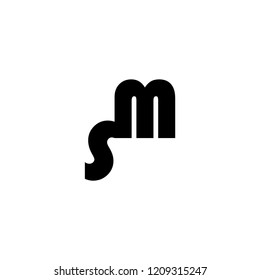 Sm Ms Initial Letter Linked Logo Stock Vector (Royalty Free) 1209315247 ...