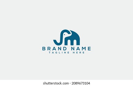 SM s m kreatives Alphabet Buchstaben Logo Moderne Symbolvorlage