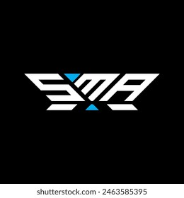 SMA letter logo vector design, SMA simple and modern logo. SMA luxurious alphabet design  