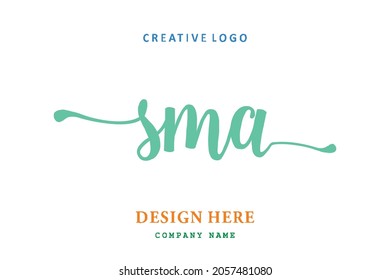 SMA lettering logo is simple, easy to understand and authoritative