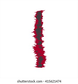 small abstract font color l compatible with abstract font color A-Z and can to do many thing on web design or website.