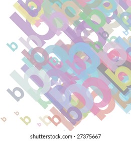 Small abstract letter b