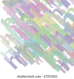 Small abstract letter h