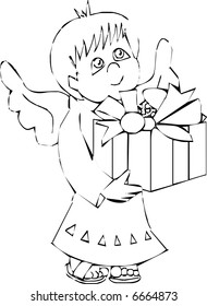 Small Angel with the Gift