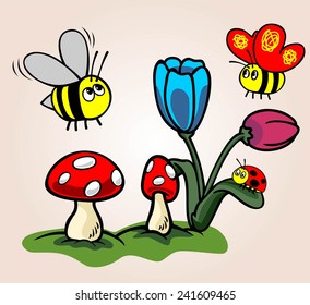 Small animal cartoon