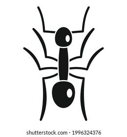 Small ant icon. Simple illustration of Small ant vector icon for web design isolated on white background