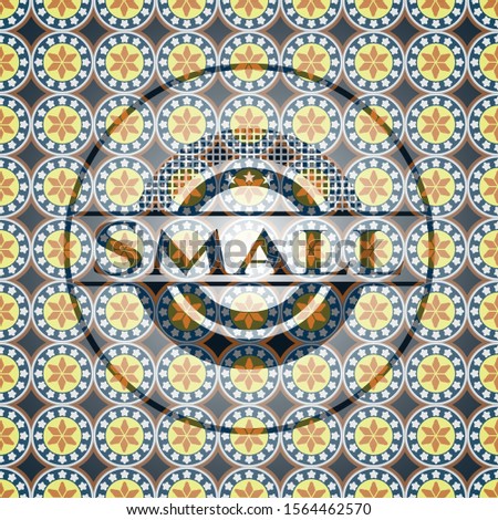 Small arabesque emblem. arabic decoration.