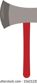 Small ax, illustration, vector on white background.