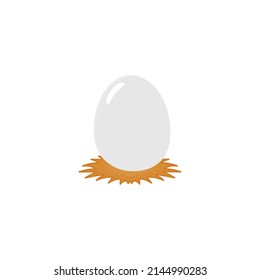 small baby bird emergence from egg, cracked shell in laying hens nest,Chicken hatching stages. Newborn little cute chick,Easter chicks concept.