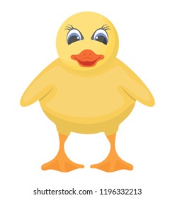 
Small baby of chicken, chick icon 
