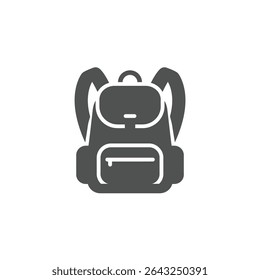 Pequena mochila que representa material escolar e entusiasmo para o novo aprendizado acadêmico