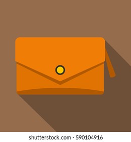 Small bag icon. Flat illustration of small bag vector icon for web