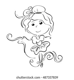 Small ballerina sketch